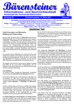 Informations- und Nachrichtenblatt