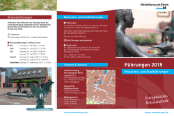 Führungen 2015 - Stadt Neuenburg am Rhein