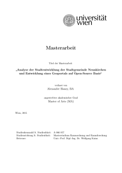 Masterarbeit