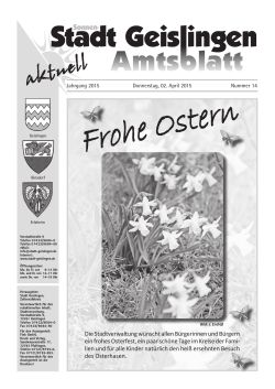 Amtsblatt Geislingen KW14