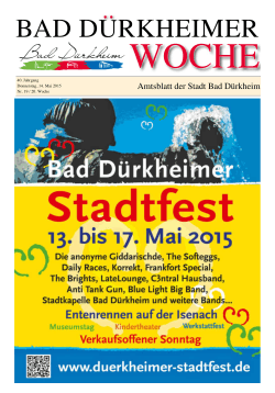 Amtsblatt 20. KW - 14.05.2015