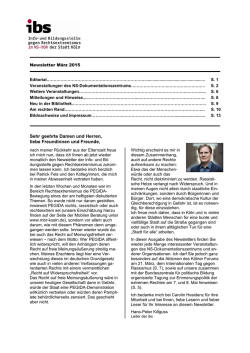 ibs-Newsletter M&auml;rz 2015 (Pdf: 0,51 MB)