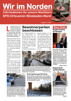 SPD-Ortsverein Wiesbaden-Nord Informationen