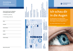 Ich schau dir in die Augen