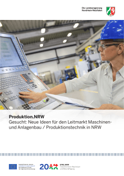 und Anlagenbau / Produktionstechnik in NRW