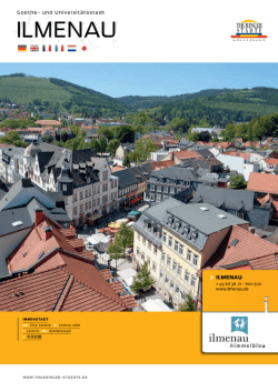 ILMENAU ILMENAU - Th&uuml;ringer St&auml;dte