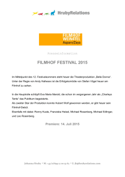 FILMHOF FESTIVAL 2015