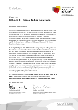 Digitale Bildung neu denken