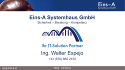 WIEN - Eins-A Systemhaus GmbH