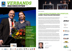 DTU Verbandsnachrichten 01/2015