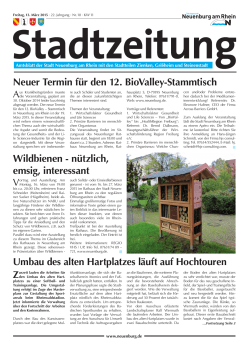 Stadtzeitung 2015 KW 11 - Stadt Neuenburg am Rhein