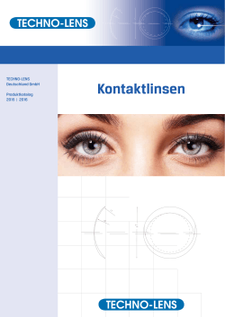 Kontaktlinsen Katalog 2015 | 2016