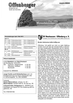 "Ja, so warn`s - Gemeinde Offenberg