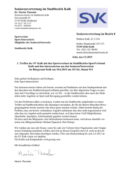 Drs. Inge + Martin Theisohn - SBSV 8 K&ouml;ln-Kalk
