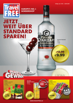 JETZT WEIT UBER STANDARD SPAREN!