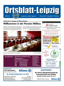 von Paunsdorf - Ortsblatt Leipzig