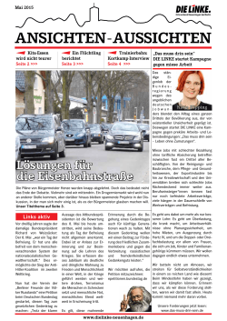 Ausgabe Mai 2015 - DIE LINKE. Neuenhagen