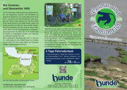 in dem Flyer. - Gemeinde Bunde