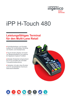 Produktdatenblatt - cardtech Card & POS Service GmbH