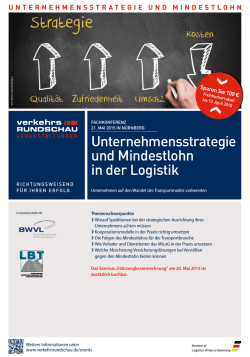 Unternehmensstrategie und Mindestlohn in der Logistik