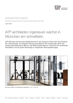 ATP wächst in München am schnellsten