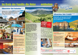 Im Kreis der Familie die Natur entdecken