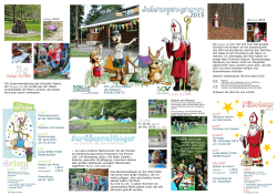 Jahresprogramm Ostern Familienzeltlager Nikolaus