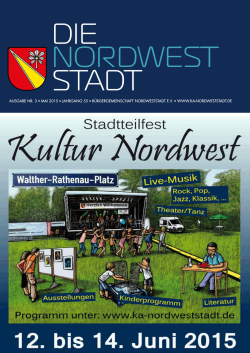 DIE NORDWEST STADT - Bürgergemeinschaft Nordweststadt e.V.