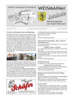 Jurabote 3/2015 - Stadt Weismain