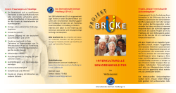 Flyer für Ausbildung Interkulturelle SeniorenbegleiterInnen