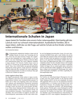 Internationale Schulen in Japan