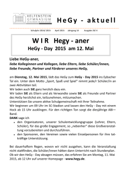 HeGy aktuell - April 2015