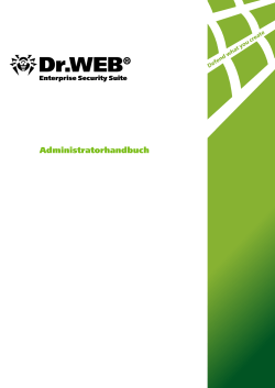 Dr.Web Enterprise Security Suite