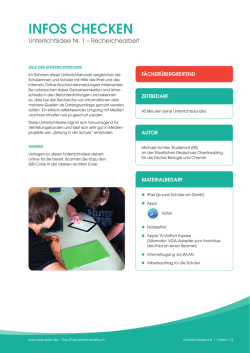 Infos checken - Was ist eduXpert?