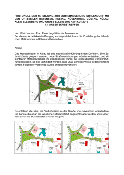 Protokoll 13. Treffen Arbeitskreis DE Suhlendorf (pdf 0,15 MB)
