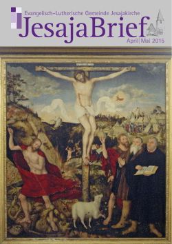 Mai 2015 - Evangelisch-Lutherische Jesajakirche München