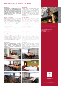 Factsheet - Leonardo Hotels