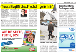 Tierarzt klagt Kirche - hhm