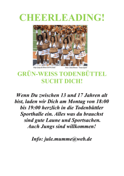 CHEERLEADING!