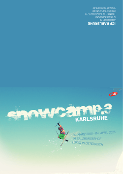 Snowcamp Flyer - ICF Karlsruhe