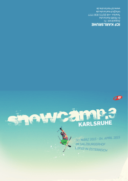 Snowcamp Flyer - ICF Karlsruhe