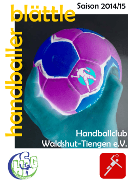 HC-Bl&auml;ttli 2014/2015 - HC-Waldshut