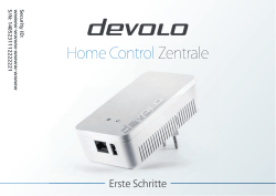 devolo Home Control Zentrale