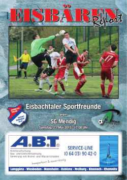Ausgabe 10 - Sportfreunde Eisbachtal 1919 eV