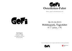 Jetzt anmelden! - und Jugendzentrum GoFi, Mainz