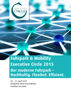 Fuhrpark & Mobility Executive Circle 2015