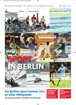 Mai-Juni 2015 - Landessportbund Berlin