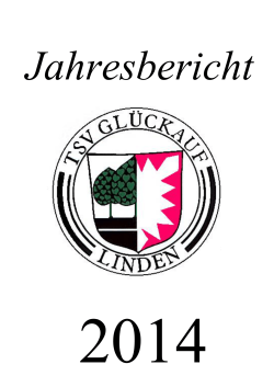 Jahresbericht 2014 - TSV Glückauf Linden eV