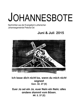 Deckblatt PDF - Evangelisch