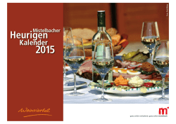 Druckversion Heurigenkalender